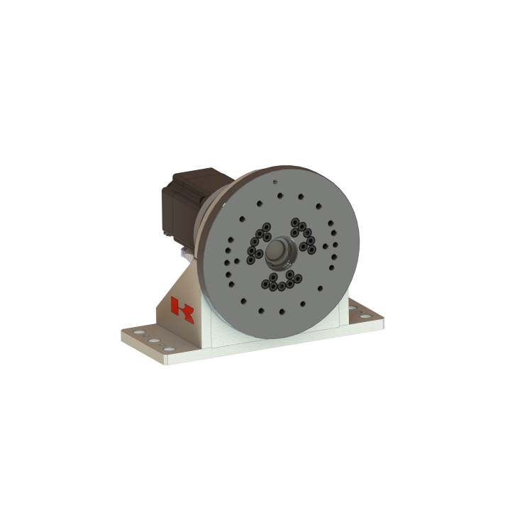 Single axis welding positioner with horizontal rotating axis and 1000 kg payload - ECO version