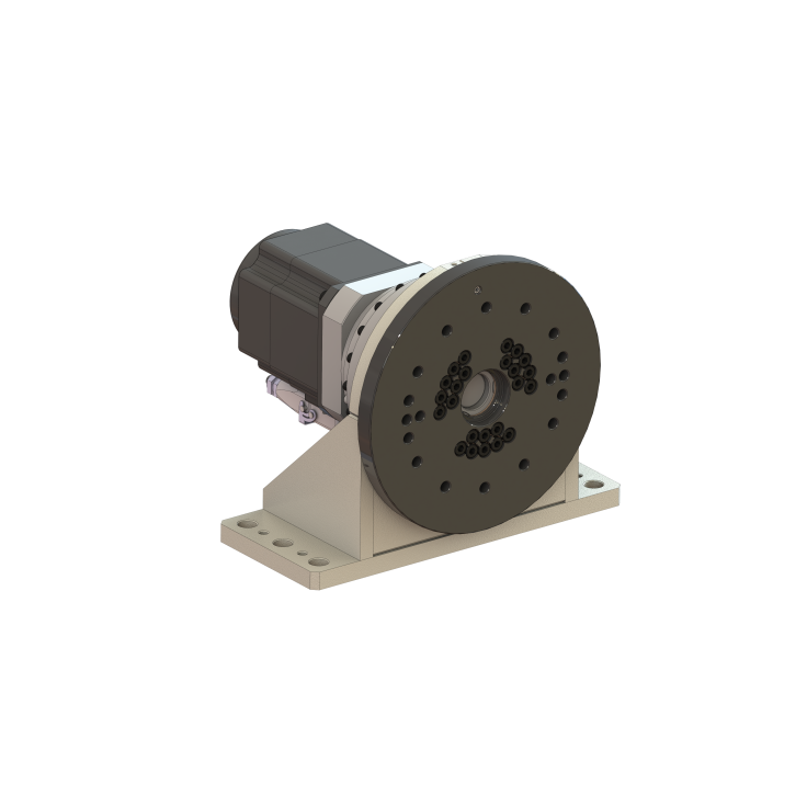 Single axis welding positioner with horizontal rotating axis and 500 kg payload - ECO version