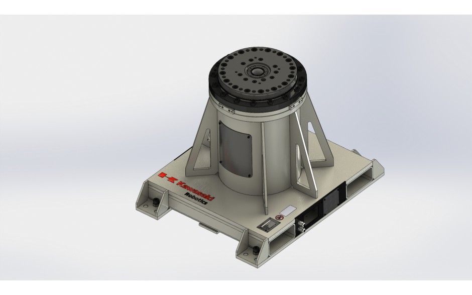 Single axis welding positioner with vertical rotating axis and 1500 kg payload 2