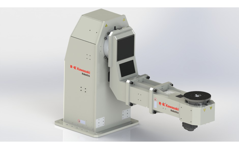 Double axis welding positioner with horizontal rotating axis, vertical rotating axis, pedestal unit and 250kg payload