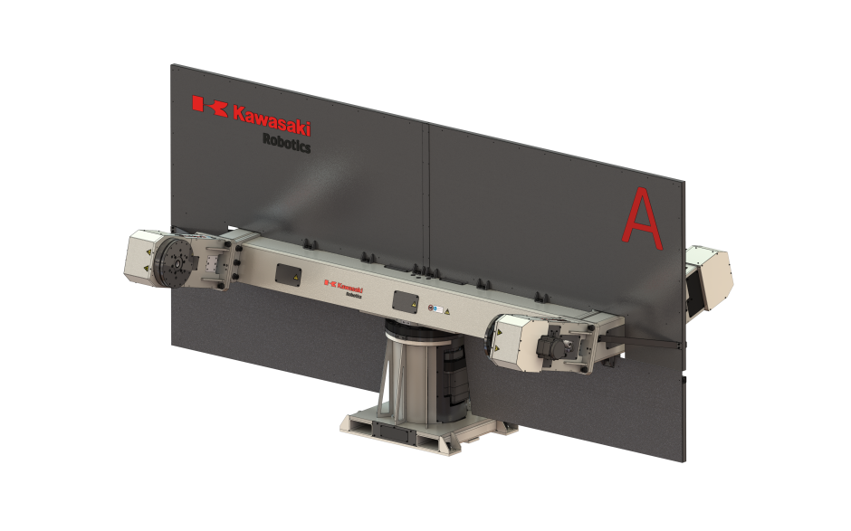 Multi axis welding positioner with vertical rotating axes and 2 horizontal rotating axis and 500 kg payload 2
