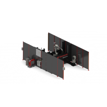 Complete welding station based on H frame with 2 stations