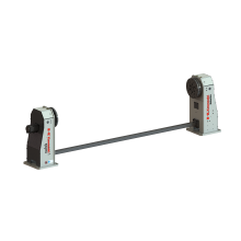 Single axis welding positioner with horizontal rotating axis and 250 kg payload